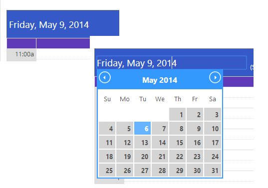A screenshot of a calendar Description automatically generated